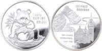 China Medaille Munich International Coin Show Silvermedal, Panda, original plastic seal -