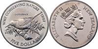 Neuseeland 5 Dollars WWF Conserving Nature - Saddleback -