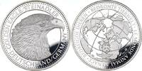 Silbermedaille Steinadler -