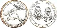 Silbermedaille Alexey Leonow/ Valeri Kubasow - Apollo-Soyuz Test Project -