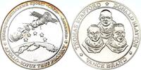 Silbermedaille Thomas Stafford/Donald Slayton/Vance Brand - Apollo-Soyuz Test Project -