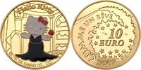 Frankreich 10 Euro Hello Kitty im Theater im Schwarzen Abendkleid -
