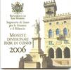 San Marino 1 Cent - 2 Euro, KMS Kursmünzensatz, OVP -