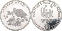 Deutschland Medaille 30 Jahre WWF - Mauritius-Taube -