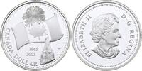 Canada 1 Dollar 40 Jahre Nationalflagge, in Kapsel -