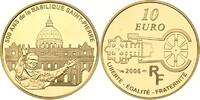 Frankreich 10 Euro 500 Jahre Basilika Saint-Pierre in Rom -