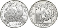 Vatikan 2 x 10000 Lire Stillung des Sturms - Heilung des Gelähmten, Münzset, OVP -