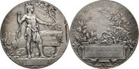 Grenoble Bronzemedaille (versilbert) Bogenschießen - Gallier mit Tierfell und Bogen (von Davin) -