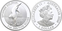 Australien 1 Dollar Spinner Dolphin -