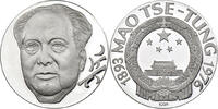 China Silbermedaille Mao Tse-Tung -