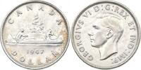 Kanada 1 Dollar Kanu - George VI. -