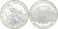 Österreich 100 Schilling Mozart - Dom zu Salzburg, in Kapsel -