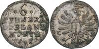 Brandenburg-Preussen 6 Pfennig Friedrich Wilhelm -