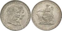 Österreich Doppelgulden (2 Gulden) Franz Josef I., Auf die Hochzeit mit Elisabeth von Bayern (Sissi) -