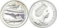 Isle of Man 1 Crown 100 Jahre Motorflug -
