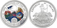Palau 5 Dollars Meeresmotiv - 50 Jahre UN -
