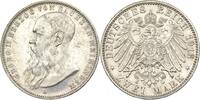 Sachsen Meiningen 2 Mark Georg II., seltener Jahrgang -