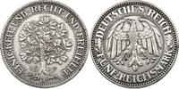 Weimar 5 Reichsmark Eichbaum -