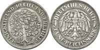 Weimar 5 Reichsmark Eichbaum -