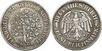Weimar 5 Reichsmark Eichbaum -