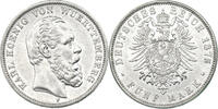 Württemberg 5 Mark Karl -