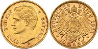 10 Mark 1911 Bayern Otto vz+, Schlag VS