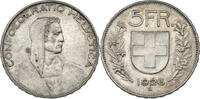Schweiz 5 Franken 1926 B vz, Rdf. 1,169.37 元  ＋  77.18 元 运费