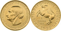 Provinz Westfalen 1 Billion Mark 1923 vergoldet - Freiherr vom Stein st,... 32,664.52 元  ＋  194.90 元 运费