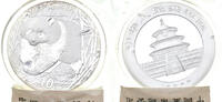 China 10 Yuan 2002 Panda, originalverschwei&szlig;t BU 1,551.37 元  ＋  77.18 元 运费