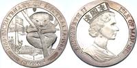 Isle of Man 1 Crown Koala (geschlossene Augen) -