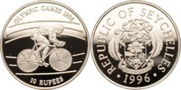 Seychellen 10 Rupees Radrennfahrer, Olympiade 1996 in Atlanta -
