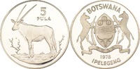 Botswana 5 Pula Spießbock -