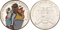 Benin 1000 Francs Kugelstoßer (Piedfort, sehr selten!) -