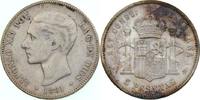 Spanien 5 Pesetas Alfonso XII. -