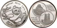 China 5 Oz Silbermedaille Panda-Medaille zur Internationalen Münzmesse in München -
