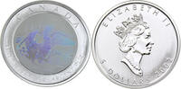 Kanada 5 Dollars Eistaucher (Loon) - Hologrammmünze, OVP -