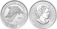 Kanada 8 Dollars Schneefalke - 1 1/2 Unzen Silber -