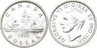Kanada 1 Dollar Kanu - George VI. -