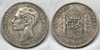 Spain 5 Pesetas 1878 5 pesetas 1878 #1  741.21 元  ＋  140.44 元 运费