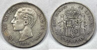 Spain 5 Pesetas 1878 5 pesetas 1878  741.21 元  ＋  140.44 元 运费