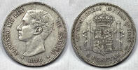 Spain 5 Pesetas 1876 5 pesetas 1876  756.82 元  ＋  140.44 元 运费