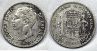 Spain 5 Pesetas 1875 5 pesetas 1875  756.82 元  ＋  140.44 元 运费