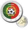 Portugal 2 Euro 2026 2 euro coloured coin portugal football 2026  11.20 US$  +  39.19 US$ shipping