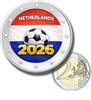 Netherlands 2 Euro 2026 2 euro coloured coin netherlands football 2026  11.20 US$  +  39.19 US$ shipping