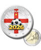 England 2 Euro 2026 2 euro coloured coin england football 2026  11.20 US$  +  39.19 US$ shipping