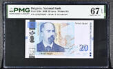 Bulgaria 20 Leva 2020 20 leva 2020 bulgaria pmg 67 epq 67 EPQ 96.29 US$  +  39.19 US$ shipping