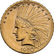USA $10 EAGLE 1910 D NGC MS 61