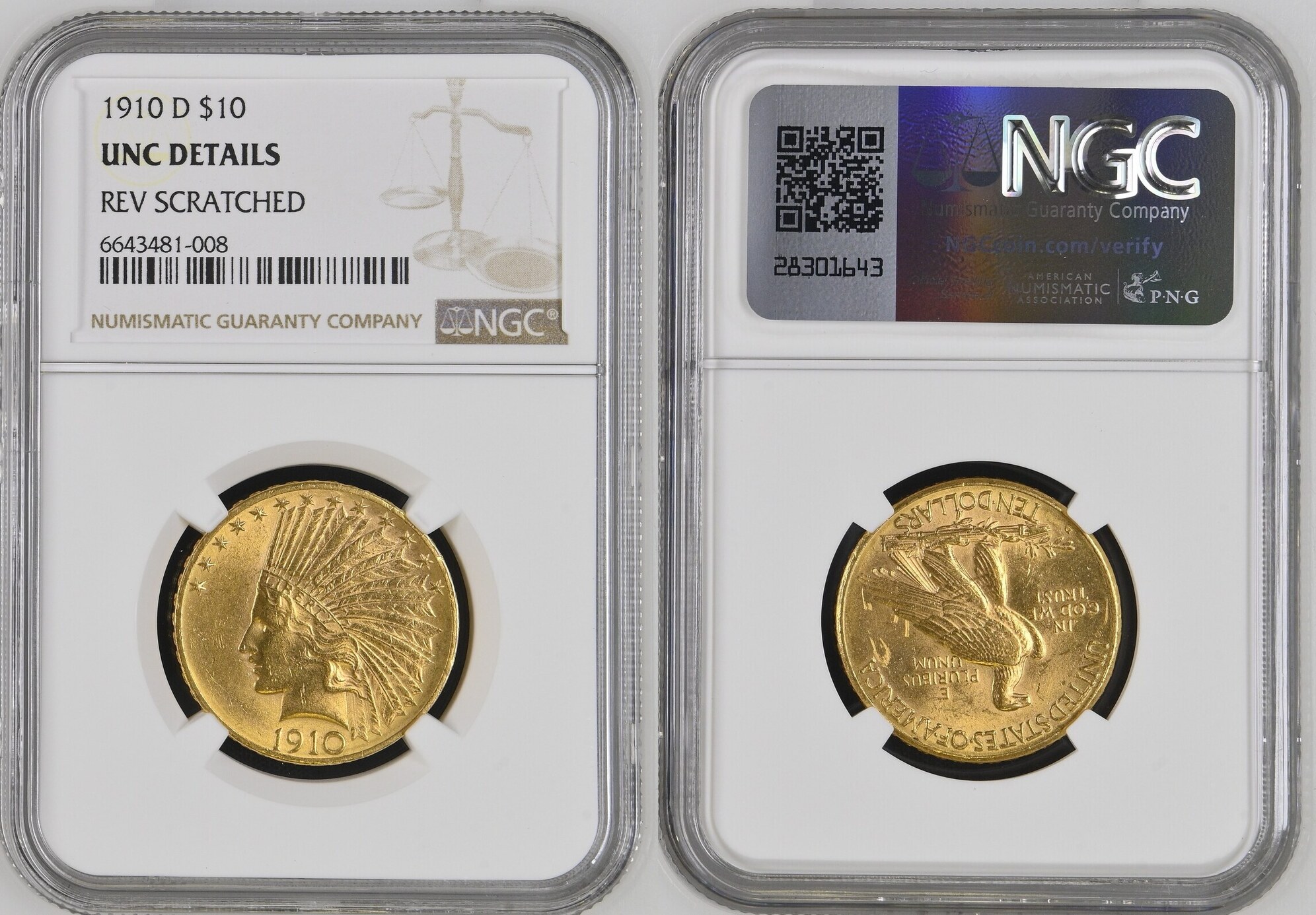 完璧主義 9380 明治10年10銭NGC DETAILS AU コレクション