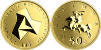 Lithuania 50 Euro Lithuania 100th Anniversary of the Constitution 50 euro gold coin -