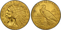 USA 5 $ 1908 AU55 1,081.63 US$  +  64.04 US$ shipping